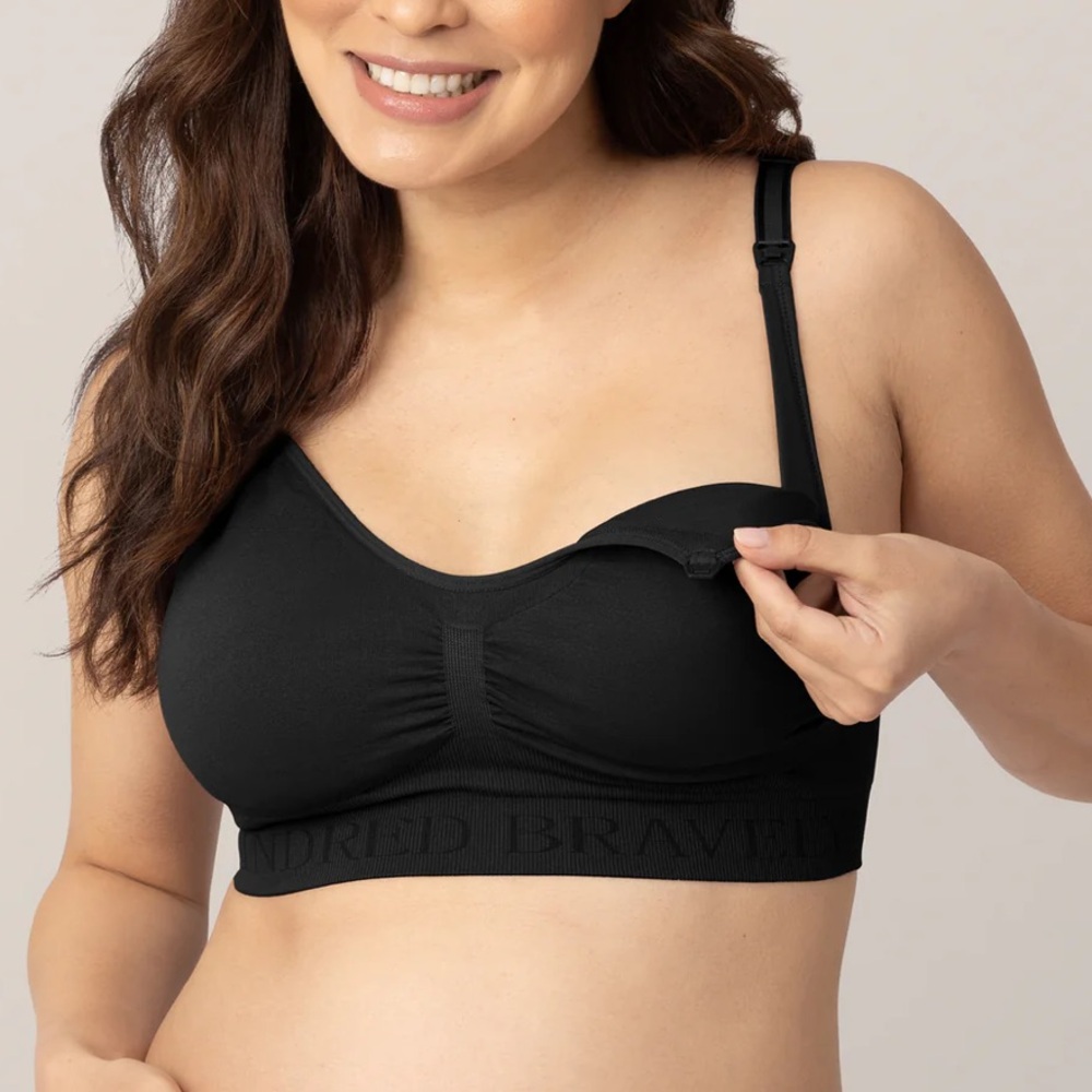 Kindred Bravely Black Nursing Bra - Busty Small